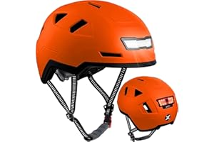 XNITO Bike Helmet with LED Lights - Urban Bicycle Helmet for Adults, Men & Women - CPSC & NTA-8776 Dual Certified - Class 3 E-Bikes, Scooters, Onewheel, Commuter, Mountain Bikes, MTB, BMX,