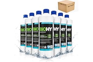 BiOHY Brillantante (9 bottiglie da 1l) | Adatto a tutte le lavastoviglie (commerciali), per una brillantezza imbattibile su bicchieri e stoviglie (Klarspüler)