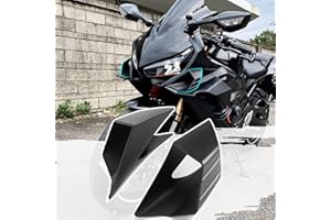 Midimttop Motorrad CBR650R Winglet Aerodynamische Spoiler Seitenflügel for Ho&n&da CBR 650R CBR-650-R 2019 2020 2021 2022 2023 Windflügel Spoilerflügel Dekoration Modifikation Zubehör(Matt-schwarz)