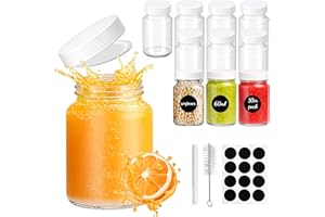 FZSECRIU 10 pièces 60ml petite bouteille en verre, shot bouteille,mini bouteille shot,ginger shot bottle,petite bouteille shot de jus,Utilisé dans les jus, le lait, les boissons, les grains entiers