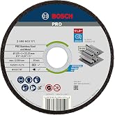 Bosch Professional Accessories i&ccedil;in Ayırma Diski D&uuml;z Standart Inox &ndash; Rapido Wa 60 T Bf, 125 mm, 10-Er Paket, 2608603255