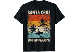 REGALOS DE SANTA CRUZ CALIFORNIA USA Camiseta de surf de Córcega Santa Cruz California USA Camiseta