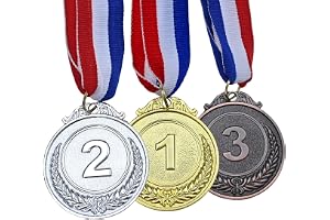 Golden 3 st vinnare medaljer guld silver brons medaljer för barn guld vinnare medaljer barn för fest sportdag leksak priser tävling utmärkelser medaljer presenter