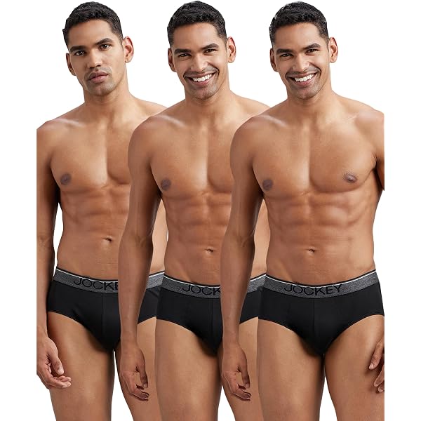 Buy Jockey Men's Cotton Brief (Pack of 6) 8901326115022 8035-ASSTD