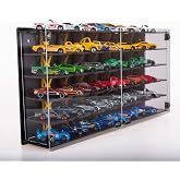 Pleksi Kapak 48 Ara&ccedil;lık 1/64 Hotwheels, Matchbox Uyumlu Hobi Oyuncak Araba Rafı Koleksiyon Model Araba Garajı