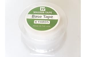 Base Tape by Walker - 1in x 3 yards - for Toupees, Wigs, Hairpieces & Hair Replacement Systems by StickyTapes