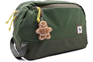 KalgoTeal Reise-Waschbeutel 8L, Große Packtasche mit wasserdichtem TPU-Feucht-/Trockentrennfach (Weihnachtsedition)