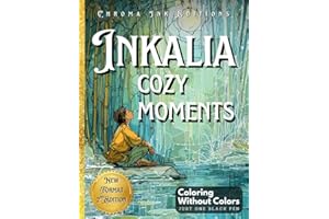 Inkalia: Cozy Moments 2 – Ink Tracing Coloring Book for Adults: Transform Relaxing Scenes Using Only One Black Pen - A Calm and Creative Reverse Coloring Experience (Inkalia Cozy Edition)