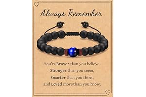 TEVOP Gifts for Teenage Boys, Beaded Bracelet Special Birthday Christmas Graduation Gifts for Son Grandson Brother Nephew, Stocking Fillers for Teenage Boys