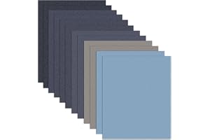 12 stycken sandpappersset, 115 x 140 mm korn 1 000 1 500 2 000 3 000 4 000 5 000 vått och torrt sandpapper sandpapper fint pr