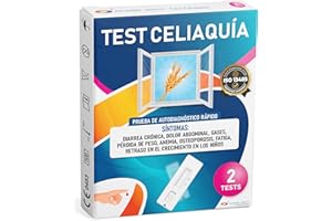 POLONORD ADESTE ADESTE TEST CELIAQUÍA – Rápido autotest. Test celiaquía para intolerancia alimentaria al gluten, para adultos y niños. Paquete de 2 tests