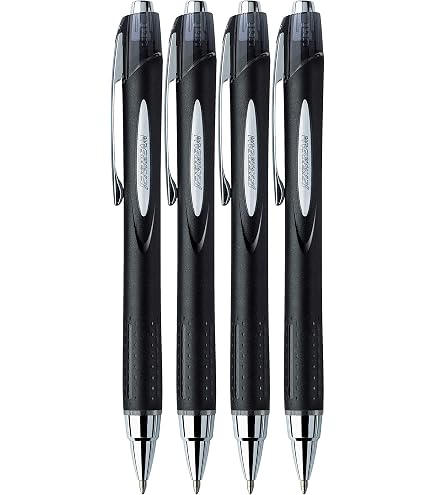 Uni-ball Jetstream RT Tintenroller, 10er Pack Rot – Weicher Griff, Smooth Writing