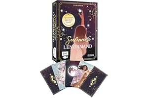 Lenormand-Kartenset: Seelenreise Lenormand: 36 kunstvoll illustrierte Wahrsage-Karten mit Begleitbuch | Edle Box mit Magnetverschluss und Goldfolie