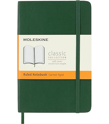 Precious & Ethical Notebook Vegan Soft Cover, Python-effect, Plain Green - View #7