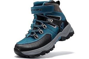 ASHION Winterschuhe Jungen Schneestiefel Kinder Mid Gefütterte Winterstiefel Wanderschuhe Trekking Baumwollschuhe