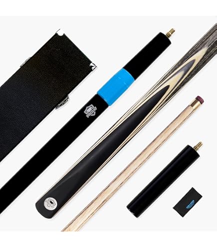 Funky Chalk BCE Red Birds Eye 57 Inch 2 Piece Centre Joint Snooker - View #11