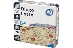 Falomir Bingo Lotto Familie | Emotion und Zufall für alle Altersgruppen | Blechdose | ab 2 Spielern (Alter 6+)