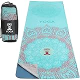 MoKo Yogamatten Handtuch, rutschfest Yoga Handtuch Auflage für Yogamatte Schweißabsorbierend Saugfähig Schnelltrocknend Yogat