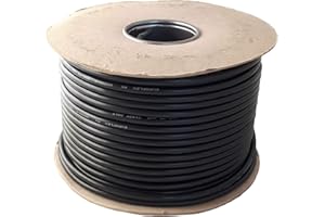 Ali's DIY 3 Core Round Black Flex Flexible Cable 3183Y 0.75 mm - 10 metre Cut Length