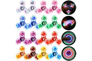 Gigilli Fidget Spinners 16 Pcs, Bomboniere Del Partito Led Light Up Fidget Spinners per Bambini, Regalo di San Valentino Goodie Bag Stuffers Fidget Giocattoli, Glow in The Dark Forniture Del Partito