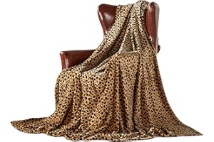 ‎DREAMLANDING DREAMLANDING Decke für Sofa-230 x 260 cm Gepard-Kuscheldecke Flauschig weich, bunt, übergroß, dekorativ, ultraplüschig, kühldecke zum schlafen