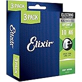Elixir 10-46 Optiweb Ekonomik 3'l&uuml; Set Elektro Gitar Teli (16552)