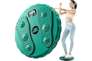 JINGLING Talerz Twist Disc, Twist Board Fitness tarcza obrotowa z magnesem do masażu i antypoślizgową podstawą, trening aerobowy, fitness, skręcanie talii, dopasowanie do talii i masażu stóp