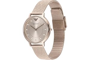 EMPORIO ARMANI Women's Analog Quartz Watch with Stainless Steel Strap AR11129