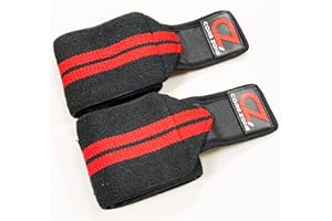 COREZONE Wrist Wraps - 18" Professional Grade with Thumb Loops - Wrist Straps Support Braces - Men & Women - Weight Lifting, Powerlifting, Strength Training