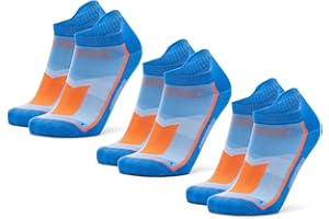 DANISH ENDURANCE Calzini da Running Uomo Donna Corti, Calze da Corsa Anti Vesciche, Tecnici e Sport, 3 o 5 Paia
