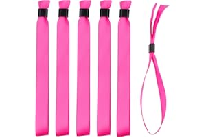 IBOO Personalised Satin Ribbon Bracelet Set with Plastic Clasps - 10 Colours Available