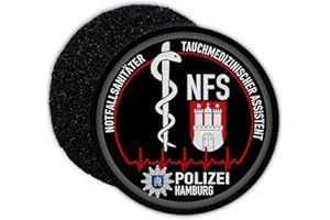Copytec Patch Tauchmedizinischer Assistent Notfall-Sanitäter Sanitätsdienst NFS #32548