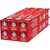 STARBUCKS Toffee Nut Flavoured Coffee by Nespresso, Blonde Roast, Coffee Capsules 6 x 10 (60 Capsules)
