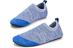 KOWAYI Hausschuhe Herren Haussocken Damen geschlossene Hüttenschuhe Hausschuhs Barfußschuhe Slippers