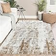 Famibay Rugs Living Room 120 x 170cm Area Rugs Soft Bedroom Rug Modern Washable Rugs Non Slip Carpet Rug for Living Room Bedroom Dining Room Office