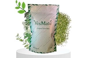 YesMate Yerba Mate Tea 200Gr – Loose Leaf Herbal Tea from South America. Smooth, Bold Flavour, Natural Energy & Antioxidants - Packed in the UK - Traditional Clean Caffeine Alternative (200G)