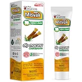BYBARS MISWAK TOOTHPASTE NATURAL MISWAK TREE EXTRACTED 75ML(120GR) Bamboo Toothbrush on the side