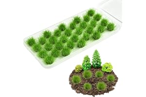 PPGGOPP Modellbau Gras, Grasbüschel Pflanzen Modell, Modellbau Gras Static, Miniatur Gras Deko, Mini Büschel Terrain Modell, Grasbüschel Grasmodell Modellgras, Miniatur Pflanzen Puppenhaus