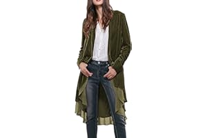 R.Vivimos Autumn Winter Women Velvet Ruffle Coat Casual Vintage Long Jacket Collarless Classic Swallowtail Hem Blazer