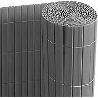 Ribelli PVC Sichtschutzmatte Mit Steg 100x300cm - Balkon Sichtschutz Ohne Bohren