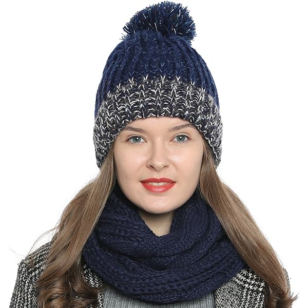 Ensemble Bonnet Et écharpe Chauffants USB - Bonnet Tricoté électrique Réglable Pour Ski, Rando, Hiver - Léger Et Doux