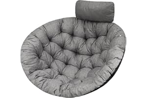 PILLOWPRIM Moon Coussin de Jardin, Coussin Fauteuil Cocon, Coussin Fauteuil Suspendu, Coussin balancelle – Bleu
