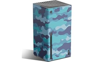 ‎MYTRIX Wraps für Xbox-Serie X-Konsole, Mytrix Custom X-Box Series X, magnetische Schutzhülle für einfache Installation, vollständiger Schutz, Blau