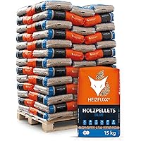 HEIZFUXX Holzpellets Blue Heizpellets Nadelholz Wood Pellet Öko Energie Heizung Kessel Sackware 6mm 15kg x 65 Sack 975kg…