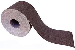 Klingspor KL381J - Tejido de lija (1,98 / m), 150 mm, grano y longitud a elegir (P120, longitud: 5 m)