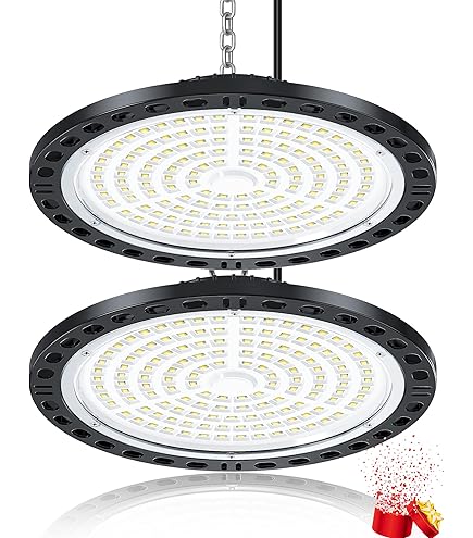Faretto LED UFO 100W BOSITE - 10000lm, 6500K Bianco Freddo, IP66, Per Garage, Magazzino, Officina Industriale - Foto 3