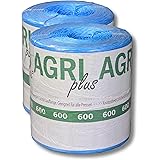 10 kg = 1 Doppelpack Pressengarn Erntegarn Bindegarn für Rundballen 600 m/kg