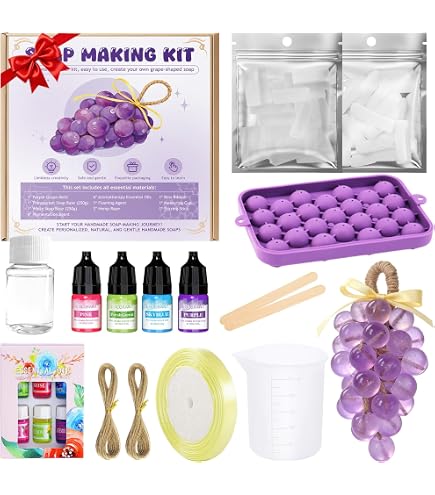 Lot de 19 bases de savon pour la fabrication de savon - Kit de fabrication de savon brut avec base transparente et beurre de karité de 500 g chacune, 3 couleurs, 2 Lot de 19 bases de savon pour la fabrication de savon - Kit de fabrication de savon brut avec base transparente et beurre de karité de 500 g chacune, 3 couleurs, 2
