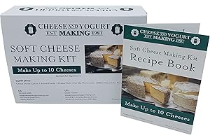 GREAT BRITISH TRADING LIMITED Cheese Making Kit - Make Over 30 Batches Of 10 Soft Cheeses