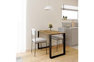 ‎AKKE AKKE Esstisch Küchentisch Esszimmertisch Retro-Holz 80x60cm